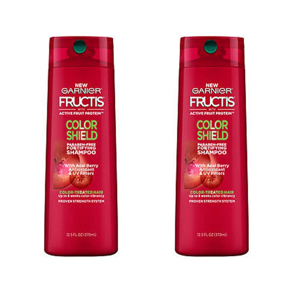 2 Bottles of Garnier Fructis Color Shield Shampoo