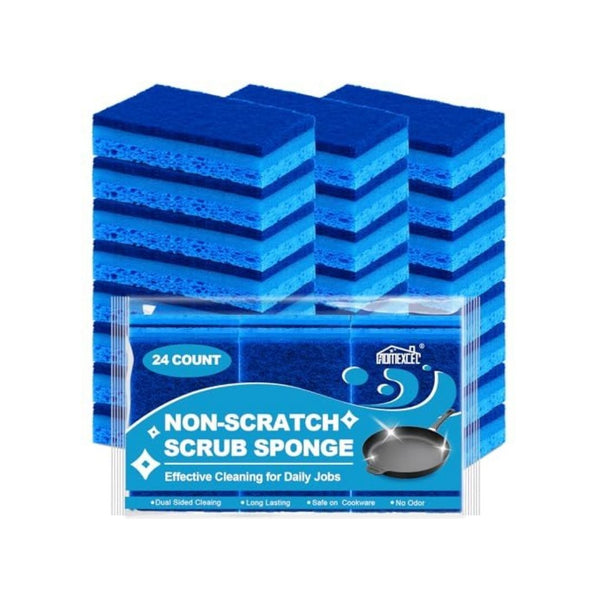 24 Pack Non-Scratch Kitchen Dish Sponges