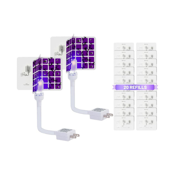Fruit Fly Traps (2 Device + 20 Refills)