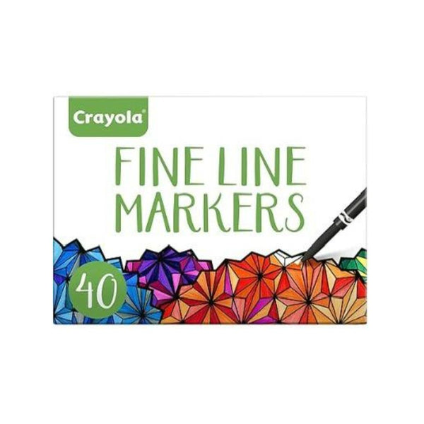 40-Count Crayola Fine Line Markers