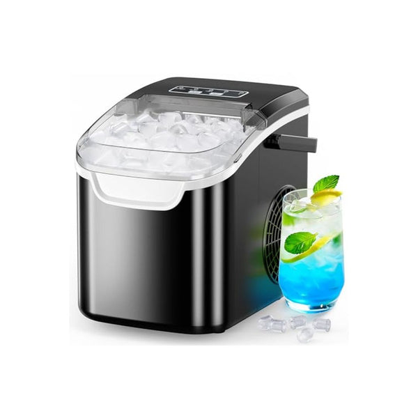 26.5 lbs Countertop Portable Ice Maker with Scoop