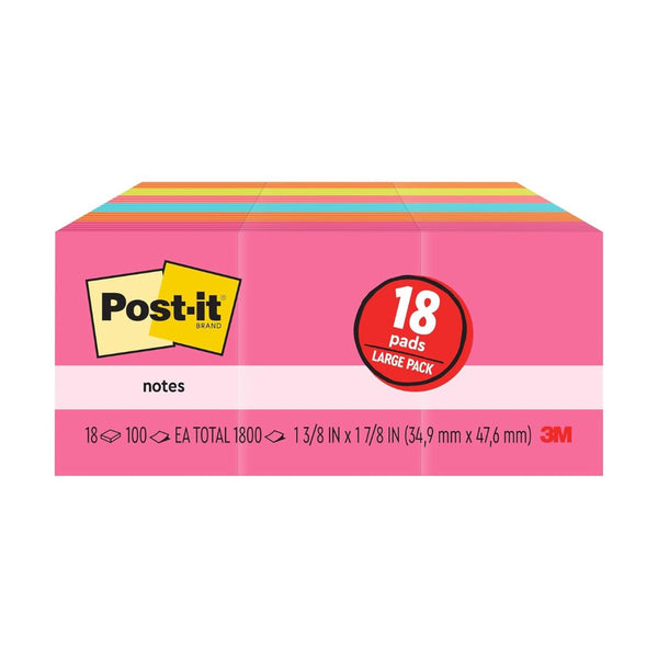 18 Pads Post-it Mini Notes