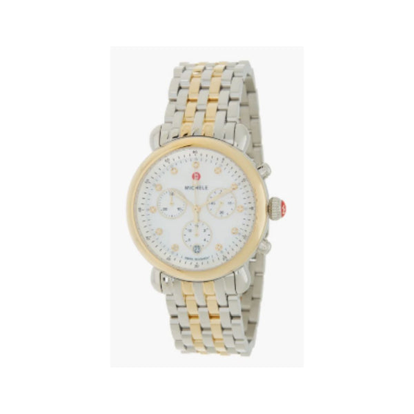 MICHELE Women's Diamond Embellished Bracelet Watch
