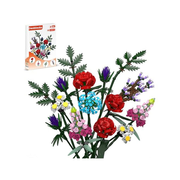 1000 Piece Flower Bouquet Building Kit