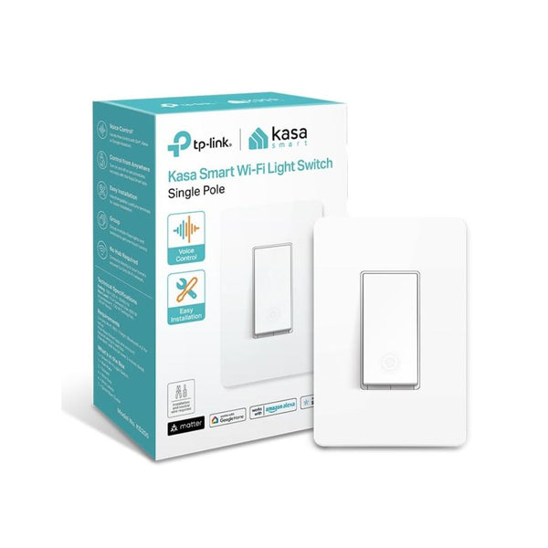 Kasa Matter Smart Light Switch: Voice Control w/Siri, Alexa & Google Assistant
