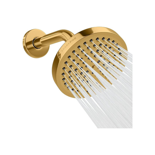 6 Inch High Pressure Rain Shower Head with Arm