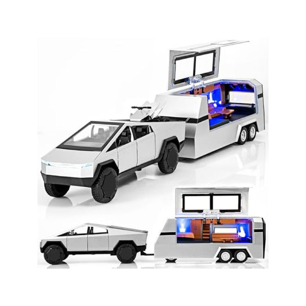 1/32 Diecast Truck and Trailer Toy Set