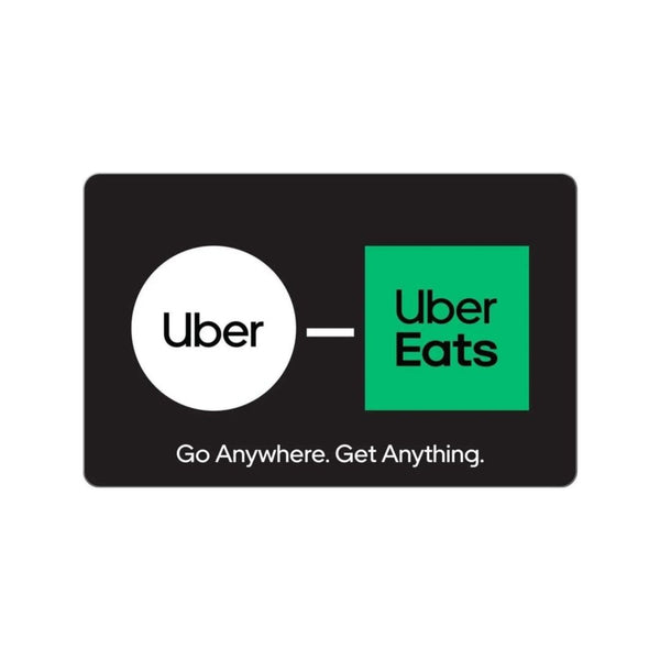 $100 Uber Eats/Uber Gift Cards