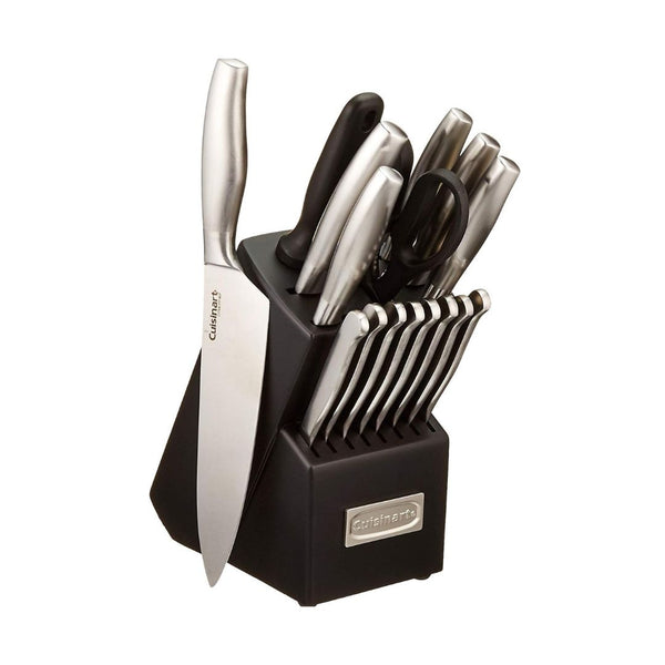 CUISINART 17pc Block Knife Set with Steel Blades