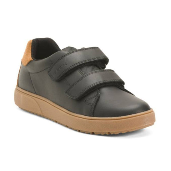 GEOX Boy's Leather Theleven Velcro Sneakers