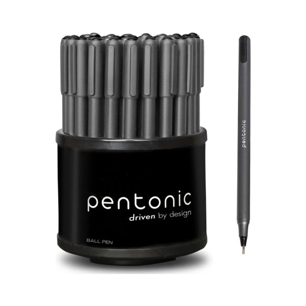 50-Count Pentonic Ballpoint Pens In Pen Organizer
