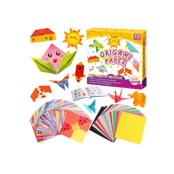Kids Craft Origami Paper Kits with Guiding Book
