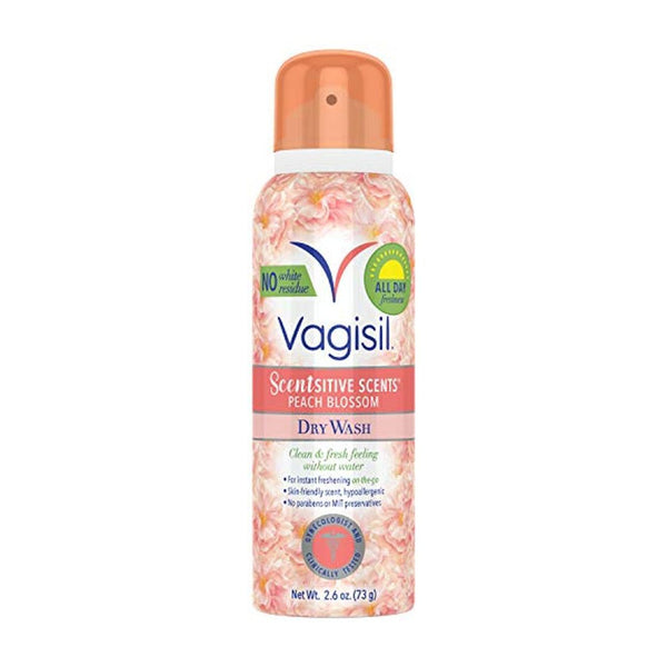 Vagisil Feminine Dry Wash Deodorant Spray 2.6oz