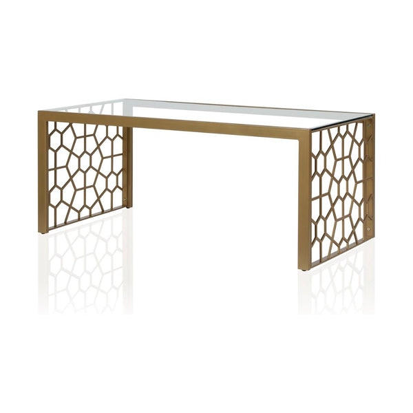CosmoLiving Juliette Glass Coffee Table