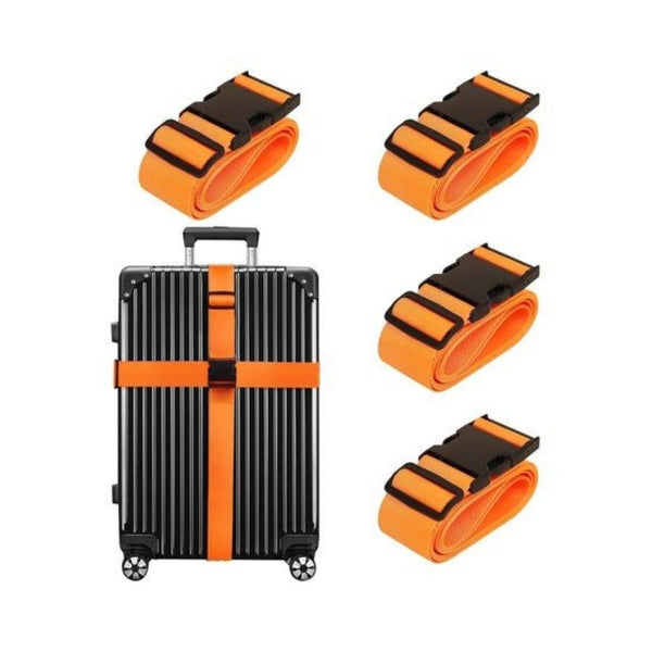 4 TSA Approved Luggage Straps