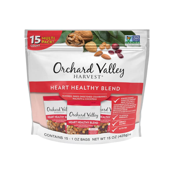 Pack of 15 Orchard Valley Harvest Heart Healthy Blend