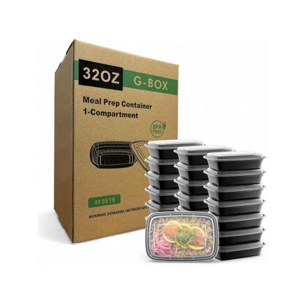 50 Meal Prep Containers with Lids