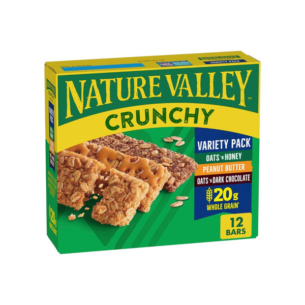 12 Bars of Nature Valley Crunchy Granola Bars, Variety Pack