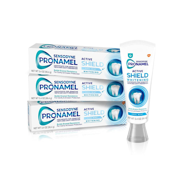 3-Pack Sensodyne Pronamel Active Shield Whitening Enamel Toothpaste