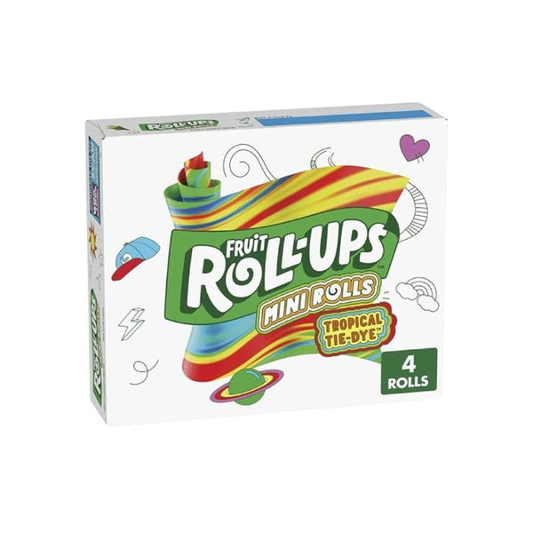 4 Pack Betty Crocker Fruit Roll-Ups Mini Rolls