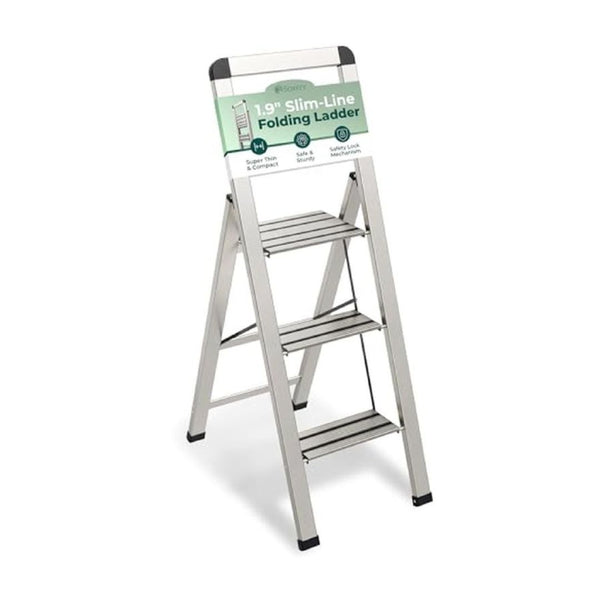 3 Step Folding Aluminum Step Ladder