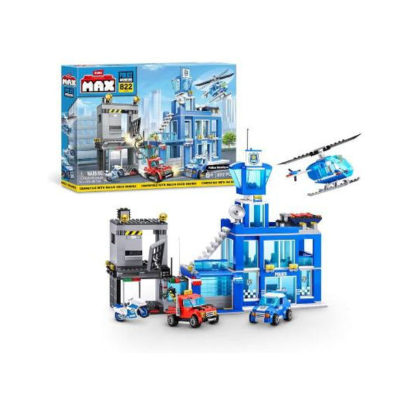 882-Pcs MAX Adventure Police Headquarters Playset