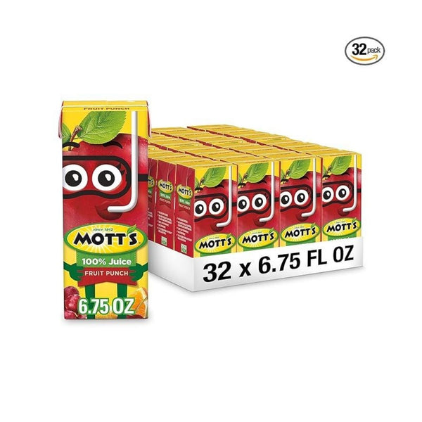 32-Count Mott's 100% Fruit Punch Juice