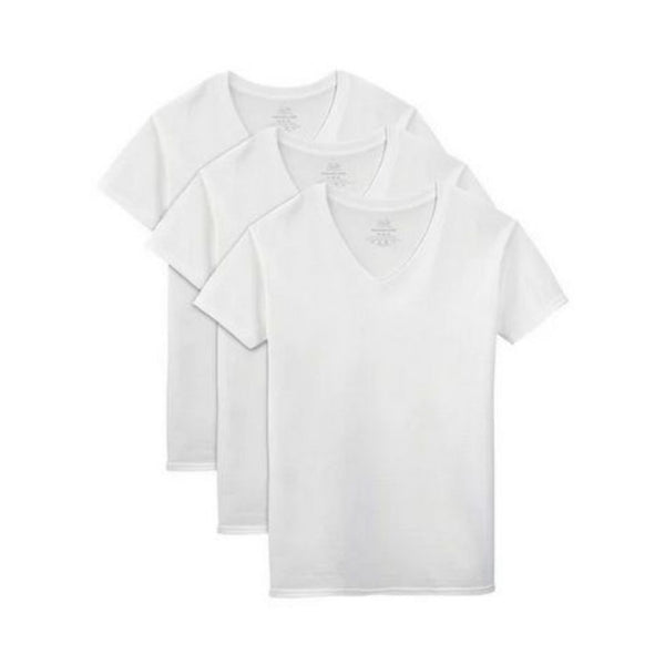 3-Pack Fruit of the Loom Men’s V-Neck Undershirts