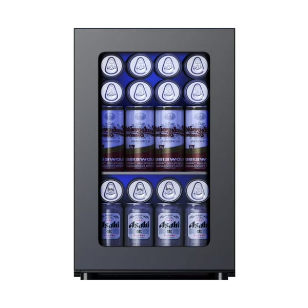 6 Bottles and 24 Cans Mini Beverage Refrigerator