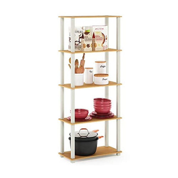 5-Tier Multipurpose Shelf Display Rack Storage Bookshelf