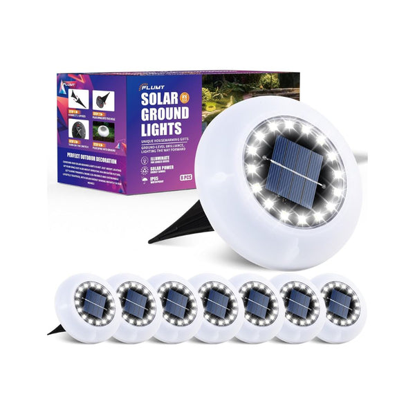 8-Pack Solar Ground Lights
