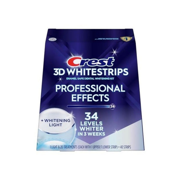 40 Crest 3D Whitestrips With LED Accelerator Light