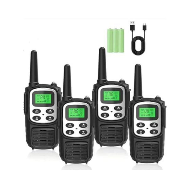 4 Pack Rechargeable Walkies Talkies