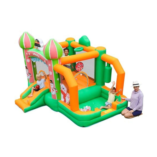 Inflatable Bounce House with Slide and Ball Pit