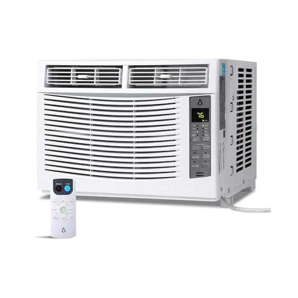 6,000 BTU Window Air Conditioner with Remote, Dehumidifier