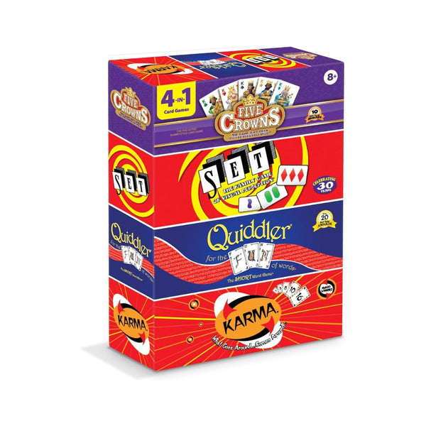 4 Pack Kids PlayMonster Five Crowns Bundle Card Games