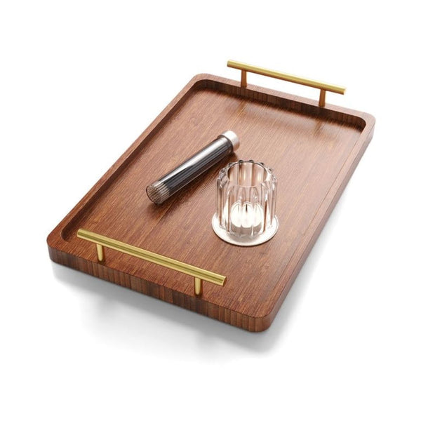 14.0 x 9.3-Inch Bamboo Serving Tray