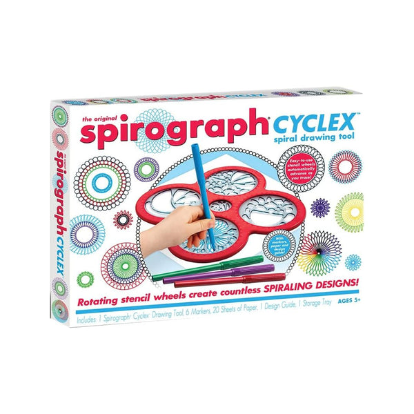 Spirograph – Cyclex Set – Art Kit – Rotating Stencil Wheel