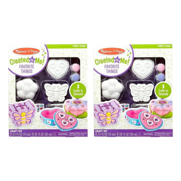 Get 2 Melissa & Doug Created by Me Favorite Things Craft Kits Sets
