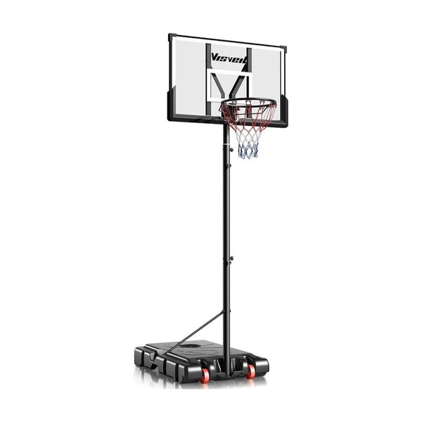 Portable Adjustable Height Basketball Hoop System