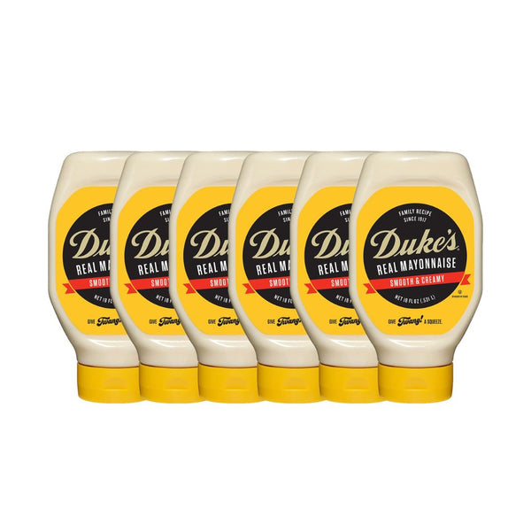 6 Pack Duke's Real Mayonnaise Squeeze Bottle