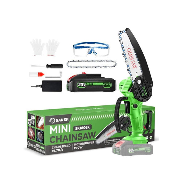 Mini 6-Inch Cordless Chain Saw