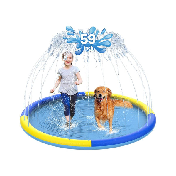 59-Inch Kids Non-Slip Splash Pad