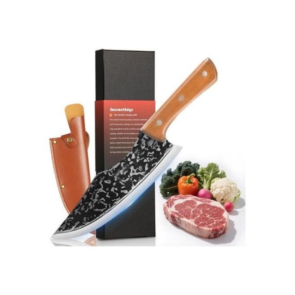 7 inch Japanese Steel Sharp Kitchen Knife with Sheath