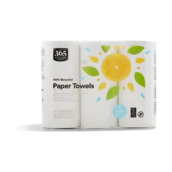 ‌3 Jumbo Rolls 365 Ultra-Strong Paper Towels