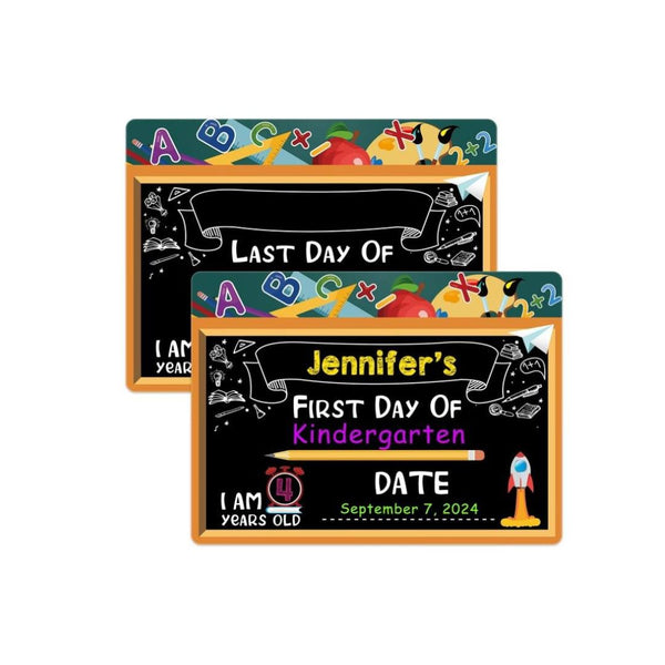 First/Last Day of School Reusable Chalkboard Sign
