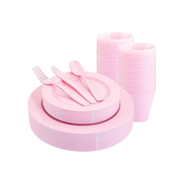 150-Piece Disposable Dinnerware Set