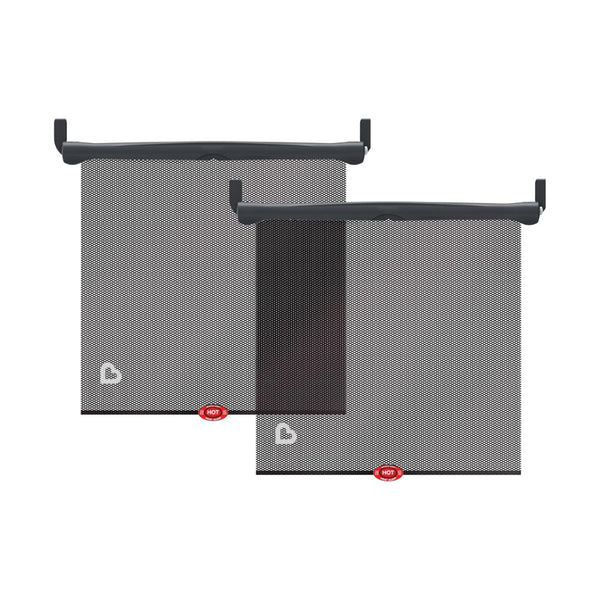 2-Pack Munchkin Brica Sun Safety Car Window Shades with Heat Alert