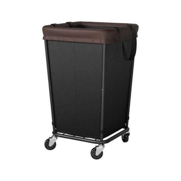 2-Section Laundry Basket With Wheels