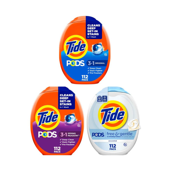 4 Tubs of Tide Pods